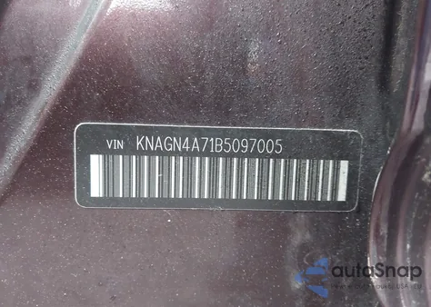 2011 Kia Optima Ex из США, поврежденный, VIN KNAGN4A71B5097005